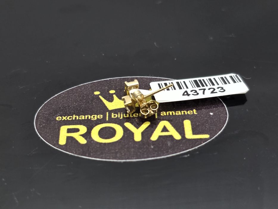 Bijuteria Royal: Cercei aur 14k/0.47 gr