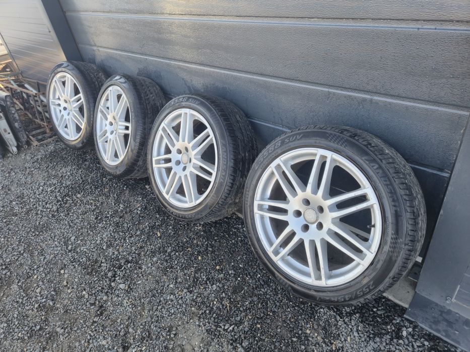 Jante Audi 5x112 pe 20 cu anvelope 255/45 R20 dot 2024