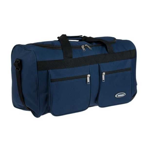 Сак за пътуване Mercado Trade, С джобове и презрамка, Син