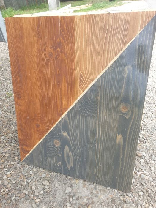 Vand Parchet din lemn masiv brad