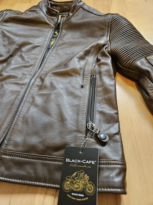 Дамско кожено яке естествена кожа S – Black Cafe London (ново)