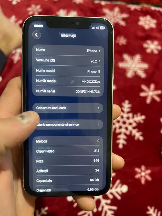 Vand sau schimb iphone 11  pret 750
