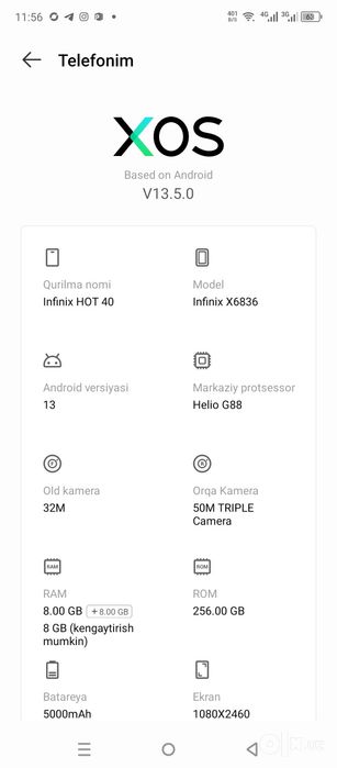 Infinix Hot 40 256/16