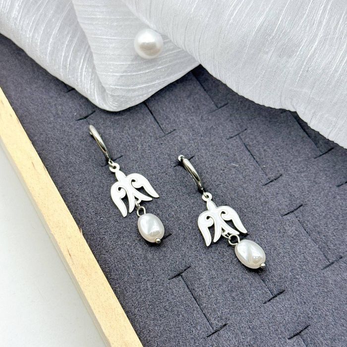 Этно сережки из титана