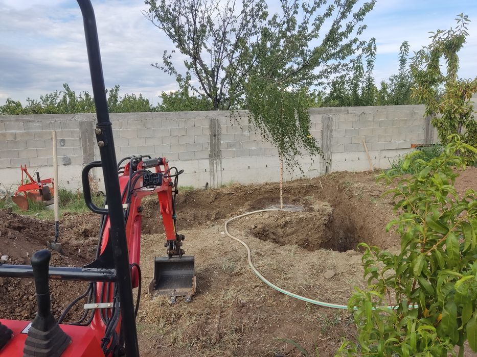 Услуги с мини багер - бързо и коректно