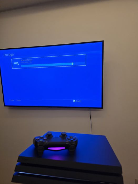 PlayStation 4 Pro 1TB + 7 игри + DualShock 4 + кутия | PS4 Pro