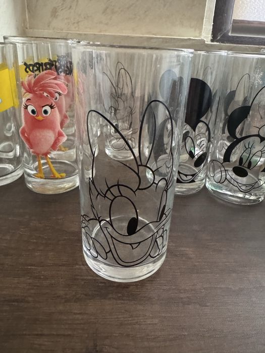 Стъклени чаши Coca Cola Disney Mickey Minnie Mouse