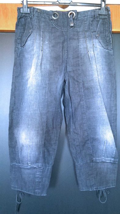 Blugi trei sferturi Street One cu buzunare fata spate si pense