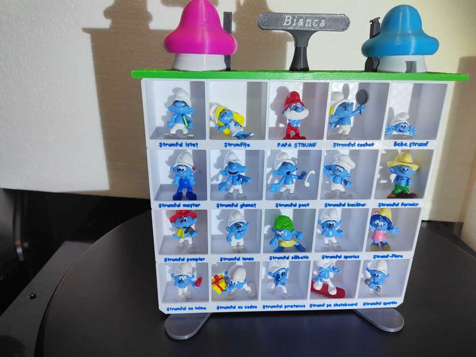 Casuta strumfi Kaufland personalizata