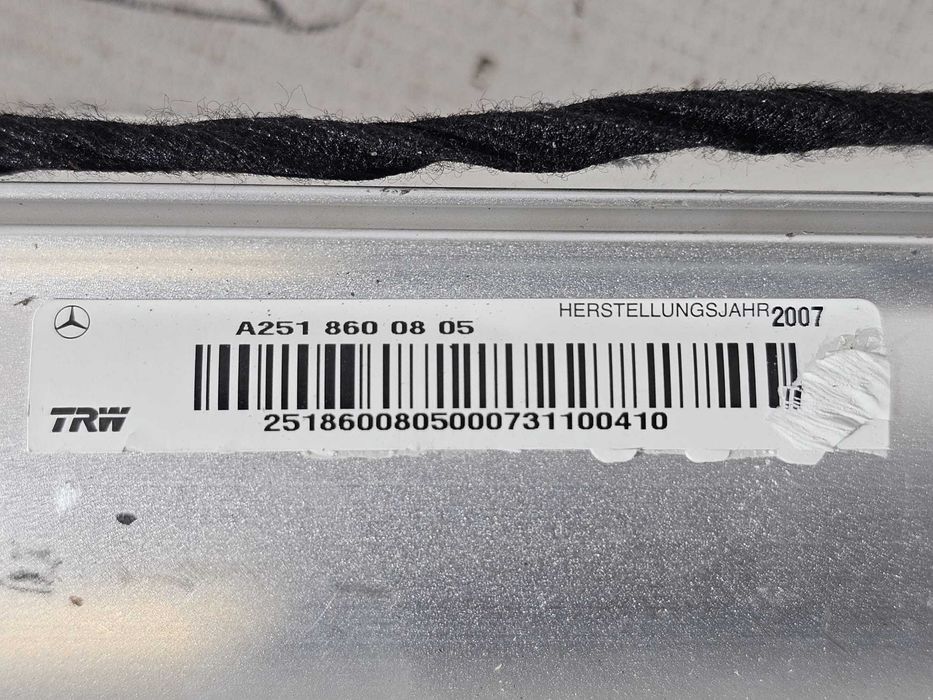 Airbag pasager bord Mercedes-Benz R-Class W251 R320 / R350 2009 3.0 CDI Cod OEM: A2518600805 (5F3)