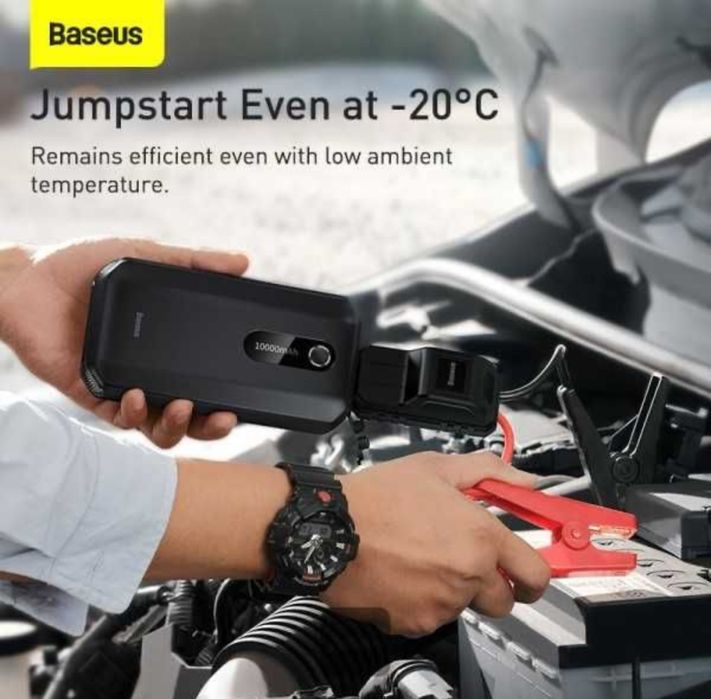 Baseus Стартер (Пусковое устройство для авто)Car Jump (10000mAh,1000A)