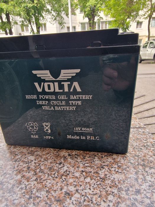 Vand acumulatori 12/60 Ah pentru triciclu electric /  vehicule electrice ,in stare buna.