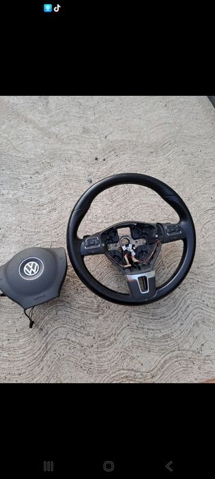 Volan cu comenzi si padele vw golf 6 automat