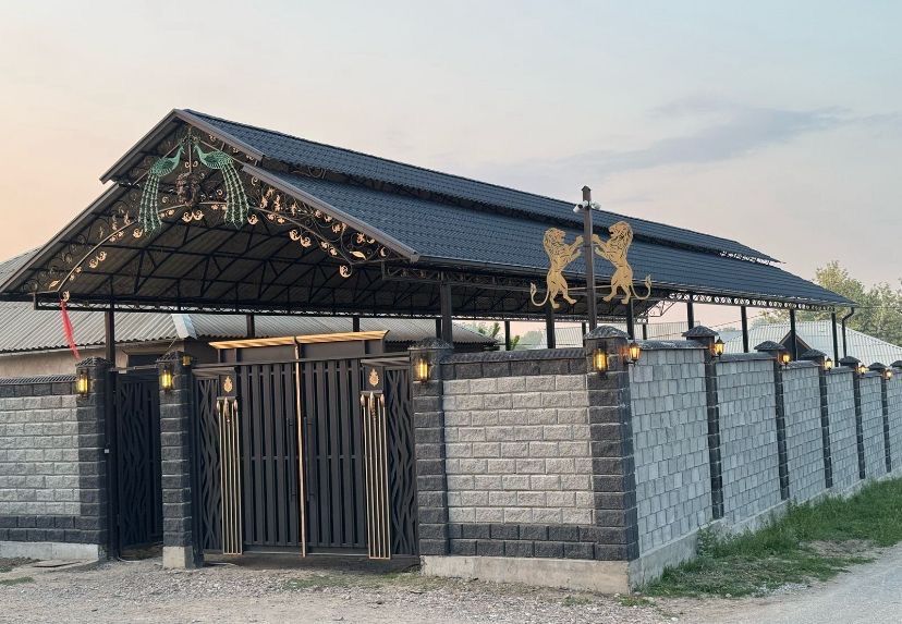 Ворота навес Астана