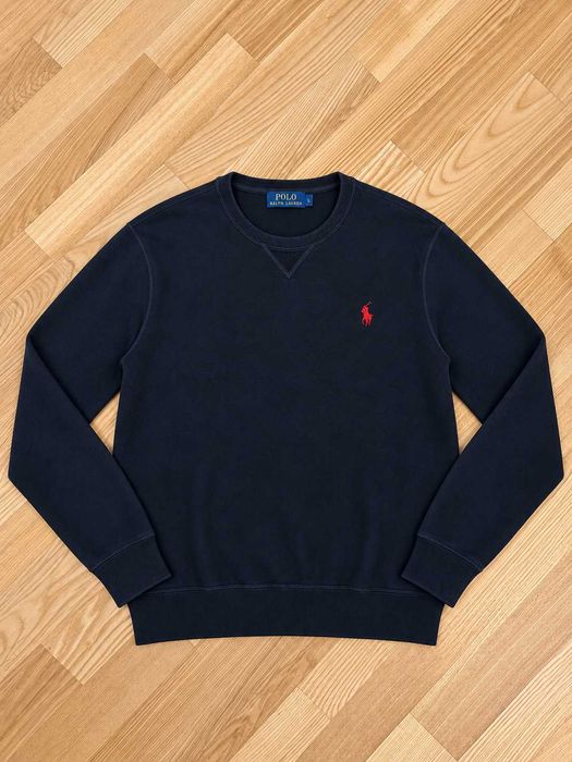 Bluză Polo Ralph Lauren bărbați din 100% bumbac, neagră, cu logo brodat, Mărimea L