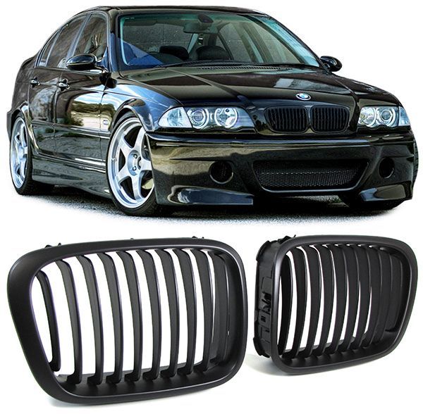 Grile negre BMW seria 3 E46 NON FACELIFT