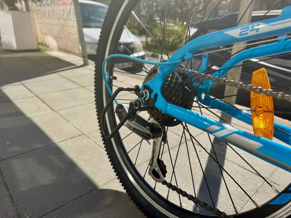 Детски велосипед със скорости 24" BYOX ADVENTURA !! Ново + Гаранция !!