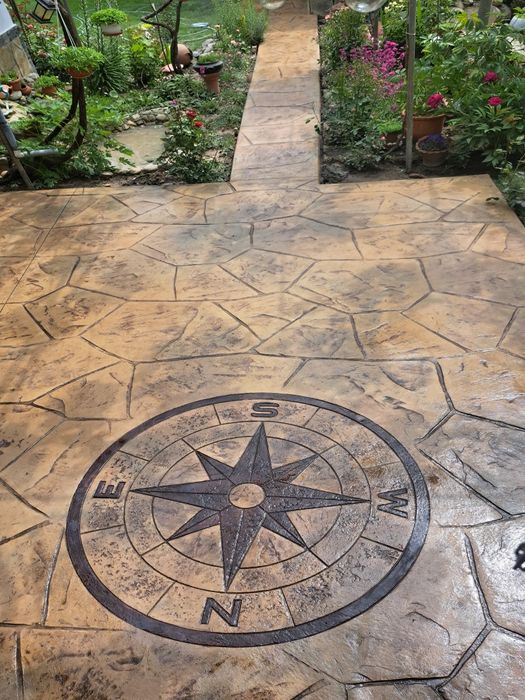 Щампован бетон DELUX