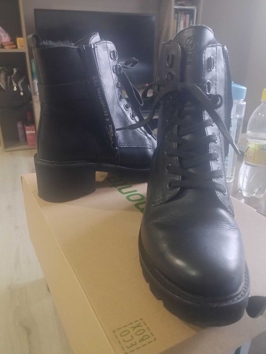 Дамски боти от телешка кожа