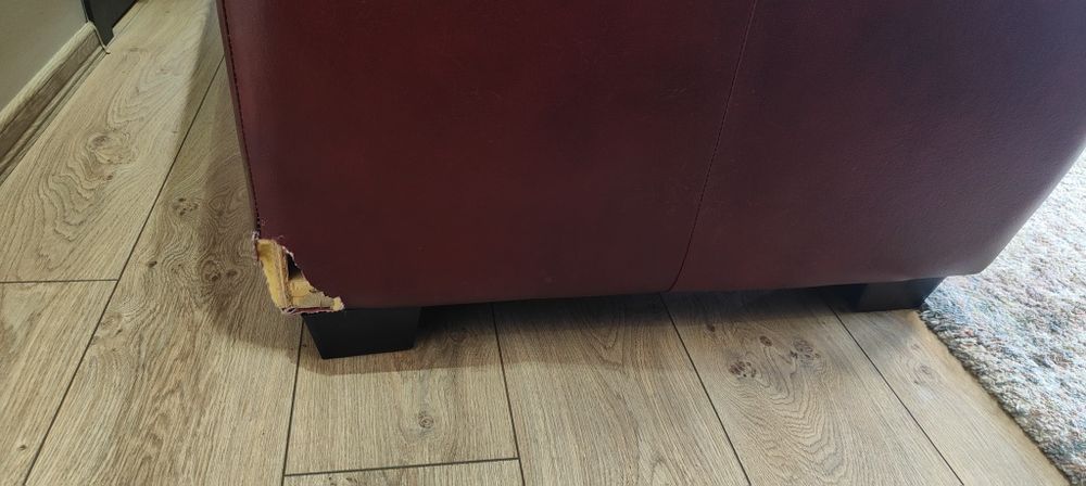 Дивани от естествена  кожа двойка и тройка