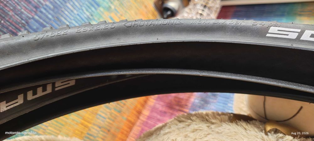 Комплект гуми Schwalbe Smart Sam 29x2.25 (57-622) – На 100 км, КАТО НОВИ!