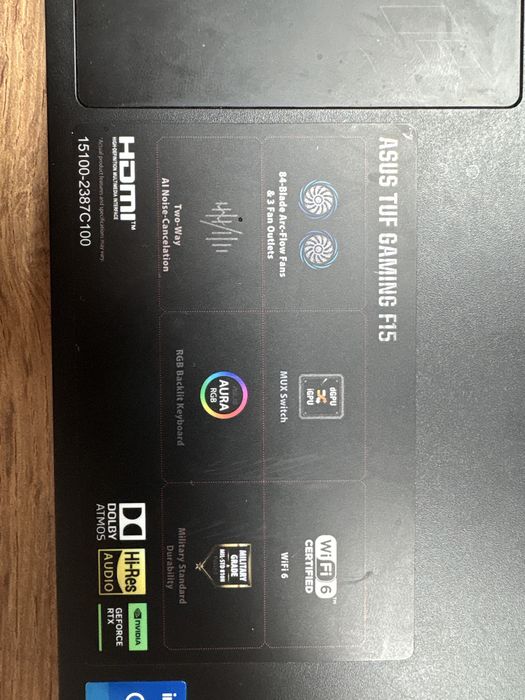 Asus tuf gaming f15