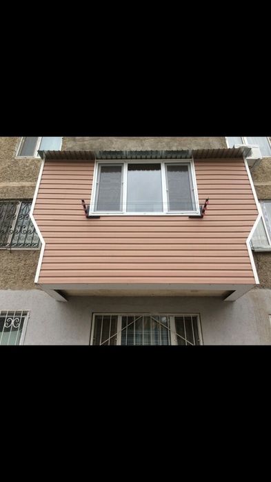 Обшивка балкона и лоджий Пластиковые окно и двери