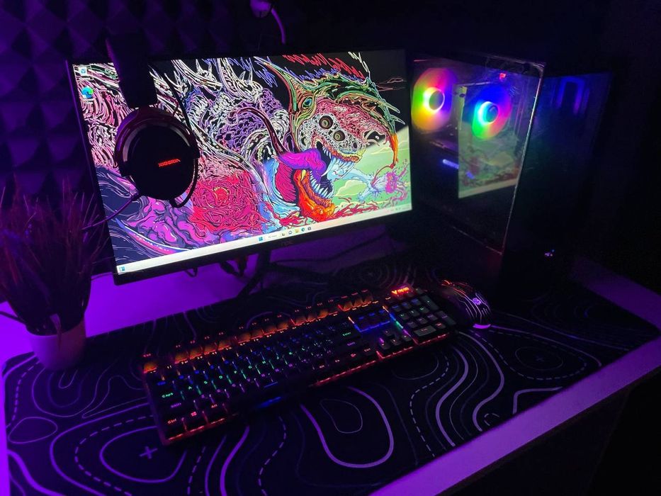 Игровой Компьютер / Пк ( Полный комплект) Новый Монитор 100 Гц ( i5