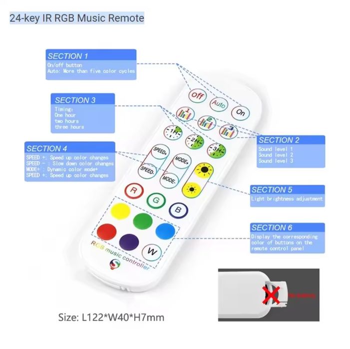 Controller led RGB WS281 WS282 1903 16703