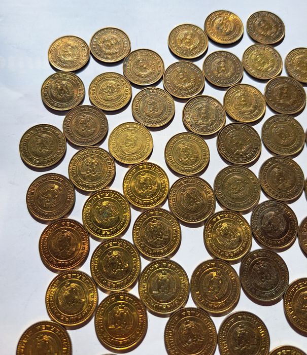 Стари български монети, 1 стотинка 1962, 1974, 1989