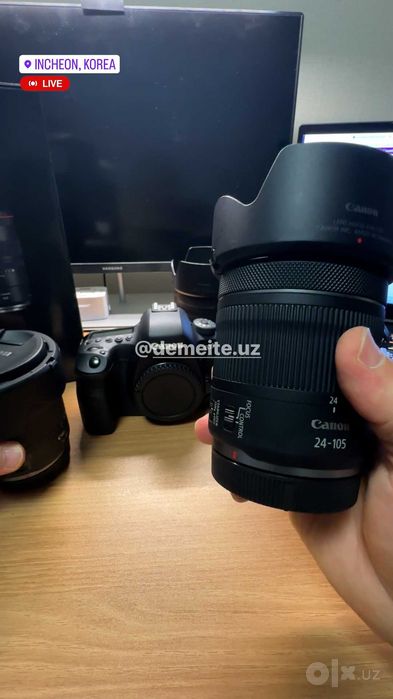 Canon RF 24-105mm f4-7.1 IS STM. Holati: Ideal.