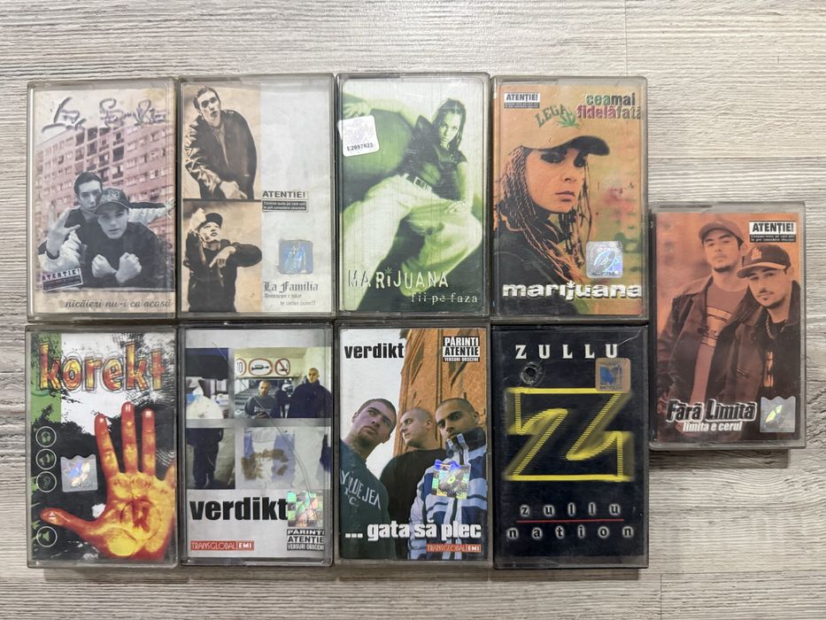 Casete hip-hop romanesc vechi