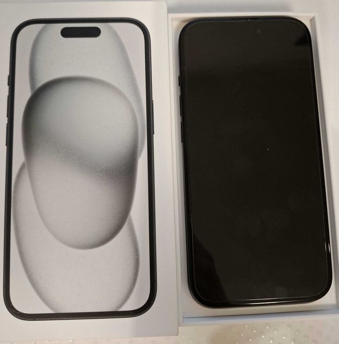 iPhone 15 Black – 128GB – 100% батерия / 41 цикъла