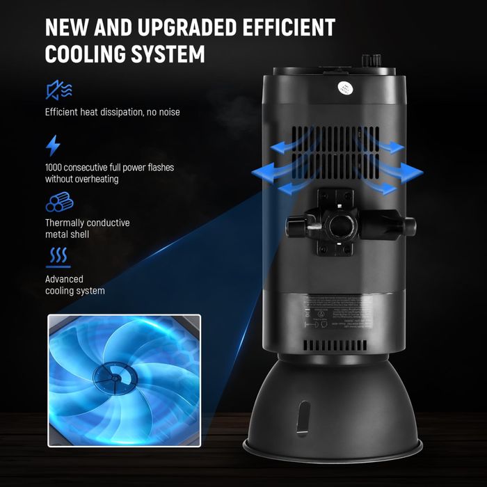 Проф. Светкавица Neewer s102 - 400 PRO. Светкавица. моноблок. боуенс