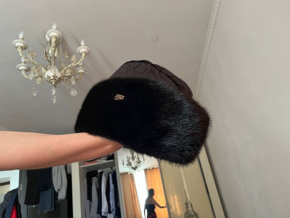 Норковая пилотка  новая