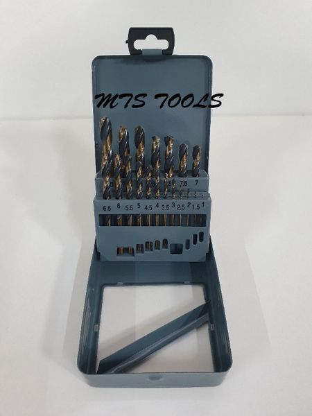 Set spirale cobalt 1-10mm 19 piese