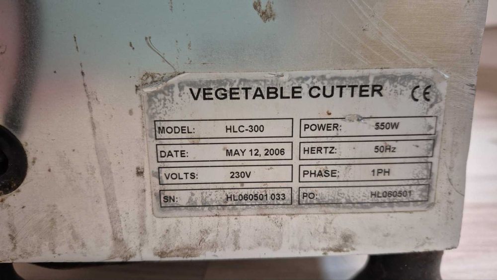 Зеленчукорезачка Професионална HLC-300