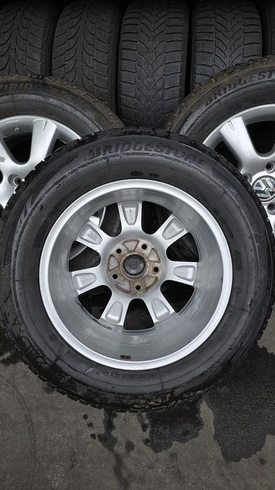 4 jante aluminiu Volkswagen Touareg 17 cu anvelope iarnă
