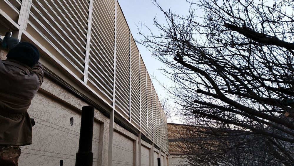 Жалюз-заборы защита и вентиляция долговечный и стильнные.