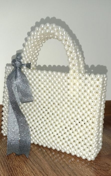 Жемчужная вечерняя сумка