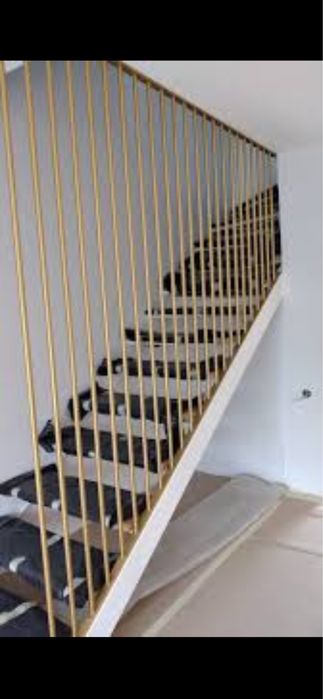 Balustrada din teava,fier forjat,riflaj metalic,scari metalice