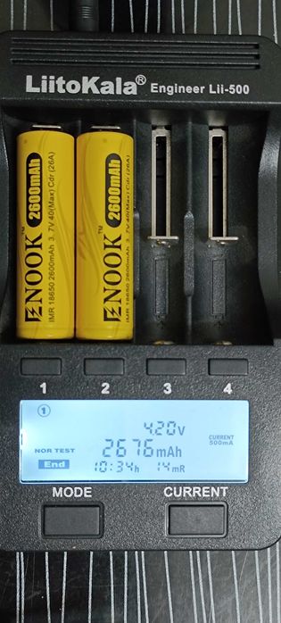 Аккумулятор ENOOK 18650, ёмкость 2600 Mah, фирменный, в упаковке