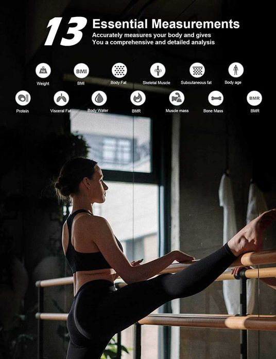 Bluetooth кантар/везна с приложение за телефон