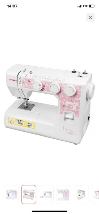 Швейная машина Janome DressCode белый
