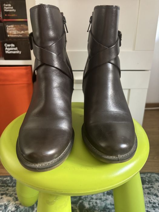 Botine, ghetute elegante piele naturala ECCO 39