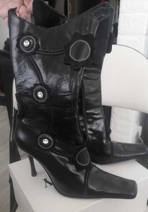 Сапоги кожа натуральная