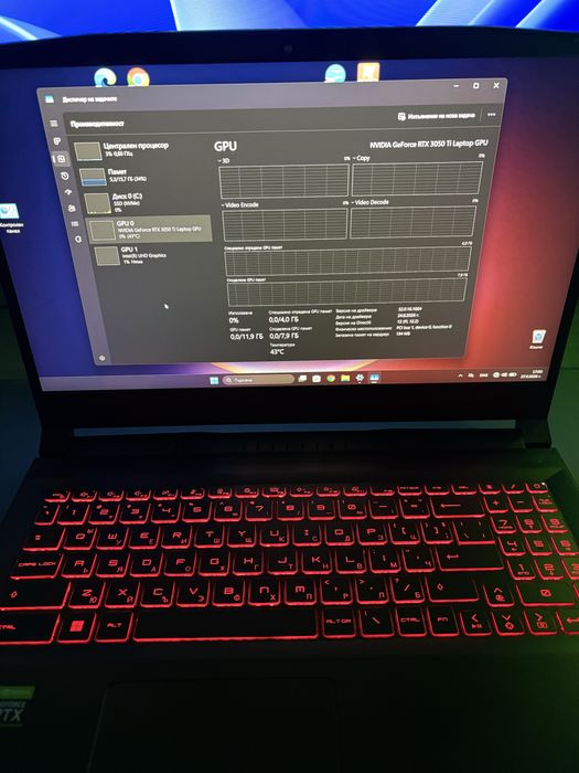 MSI Katana GF66 Gaming лаптоп