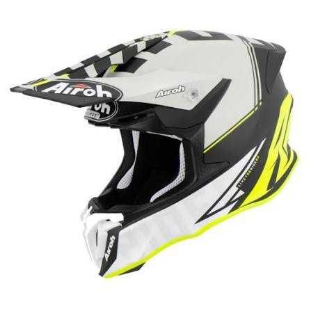 Топ Цена Мотокрос каска AIROH TWIST 2.0 TECH Fluo ,размер М 57-58 NEW