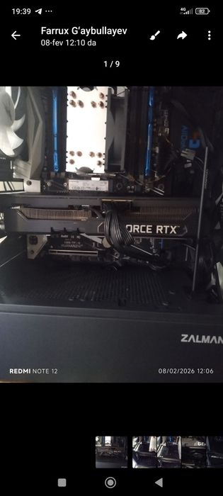 Profesiyonal Vidyo Karta Rtx 3070 ti  Geymirlat va Mantajorlar