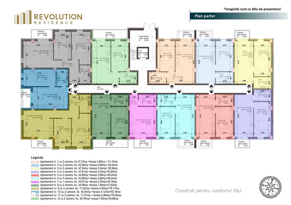 COMISION 0% Apartamente 2 si 3 camere finisate - Regele Ferdinand 77E